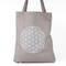 Taška Shoppy Flower of Life šedá