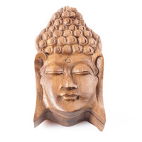 Krabička dřevo Puzzle Buddha světlá