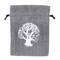 Pytlík dárkový Gifty Tree of Life 11 x 14 cm šedá