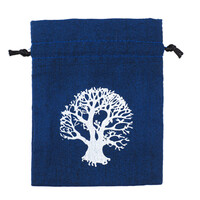 Pytlík dárkový Gifty Tree of Life 11 x 14 cm modrá