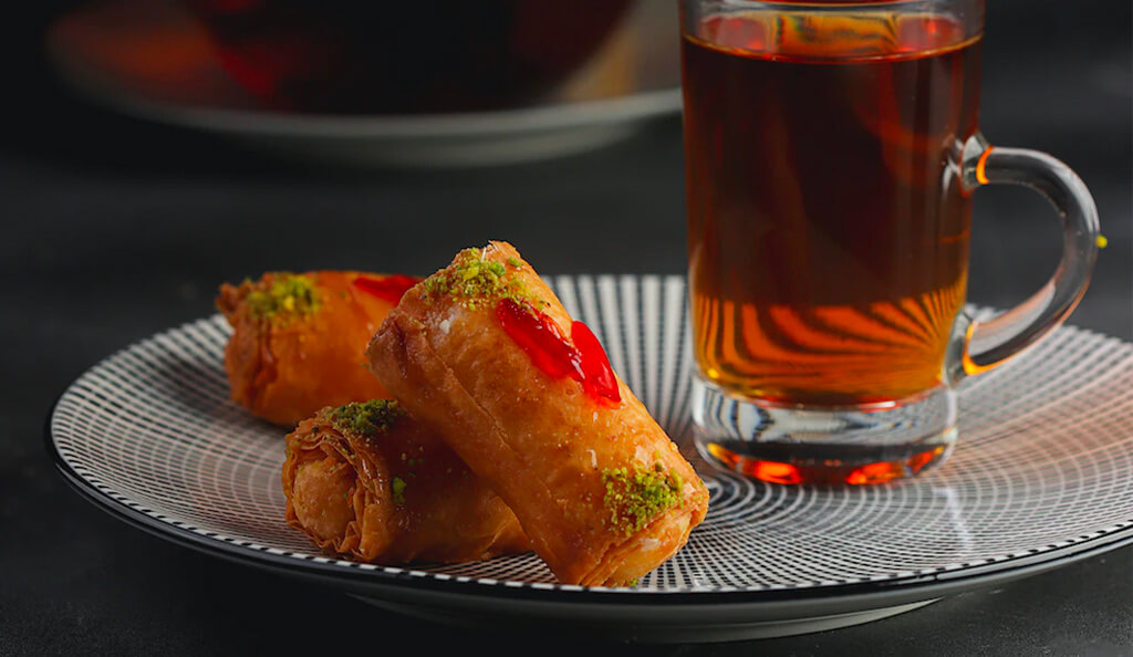 Oblíbený dezert Blízkého východu Baklava