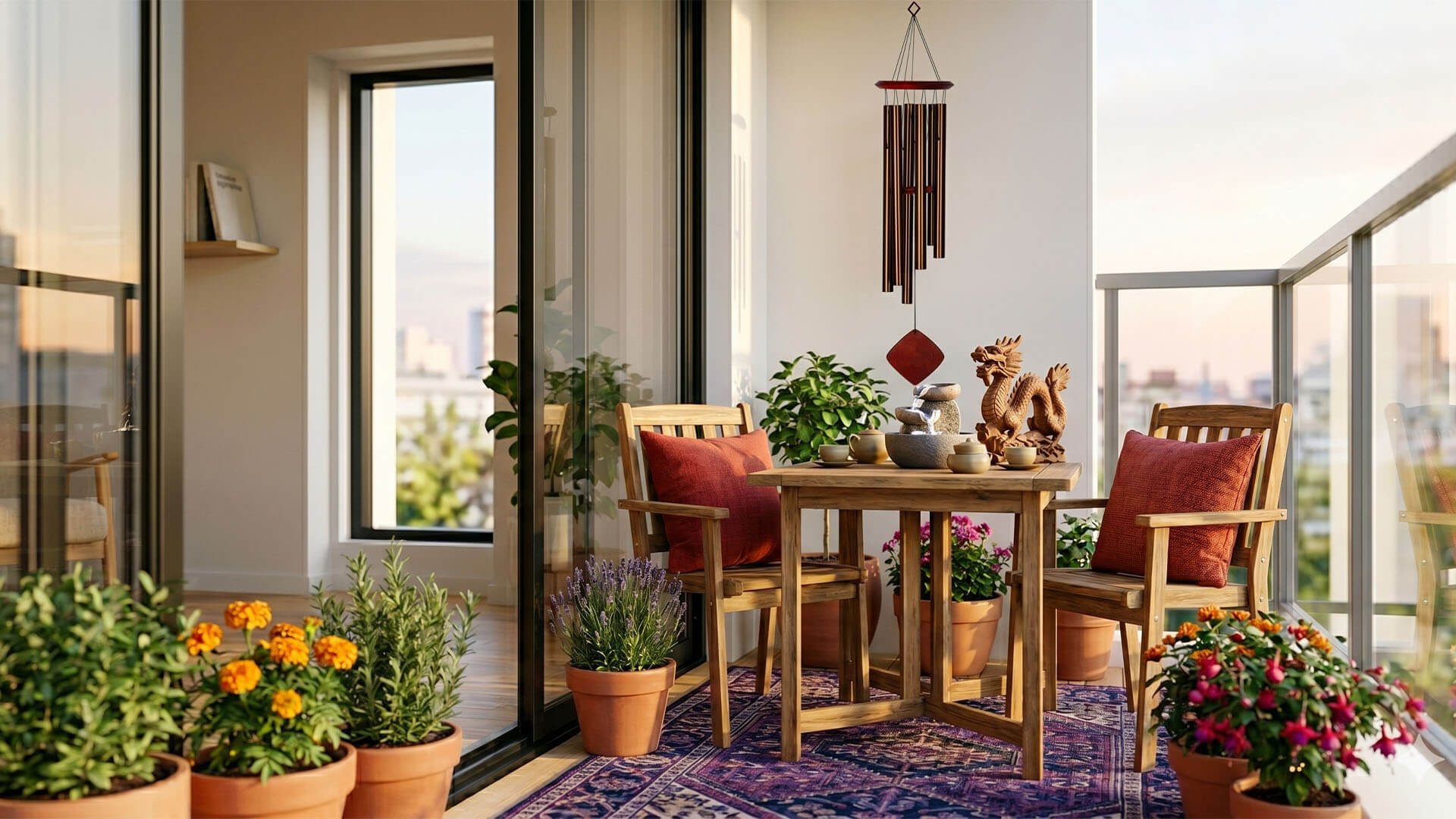 Balkon podle Feng Shui